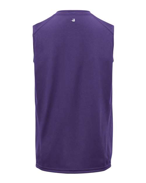 Men's B-Core Sleeveless T-Shirt - Purple Back