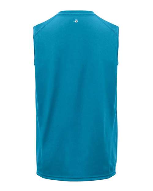 Men's B-Core Sleeveless T-Shirt - Electric Blue Back