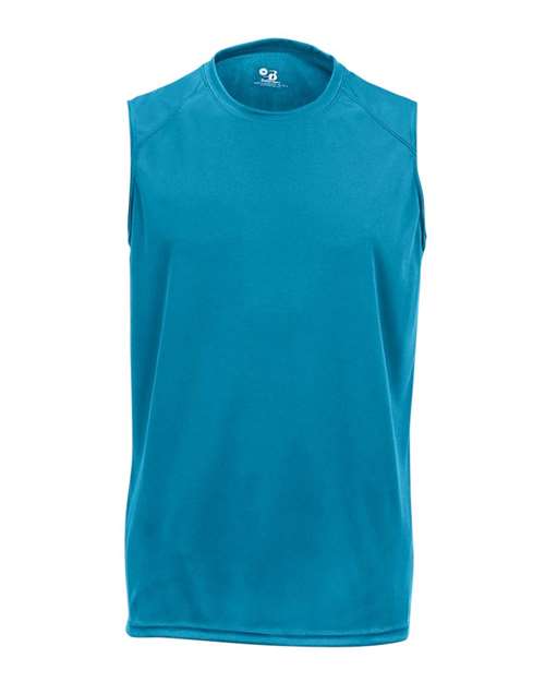 Men's B-Core Sleeveless T-Shirt - Electric Blue Front