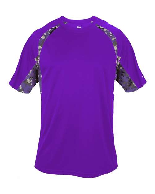 Men's Hook Digital T-Shirt - Purple/ Purple Front