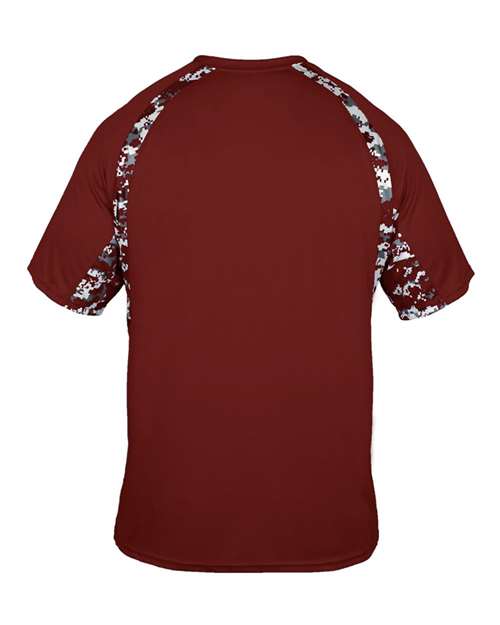 Men's Hook Digital T-Shirt - Cardinal/ Cardinal Digital Back