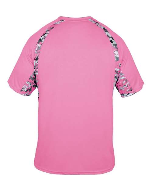 Men's Hook Digital T-Shirt - Pink/ Pink Digital Back