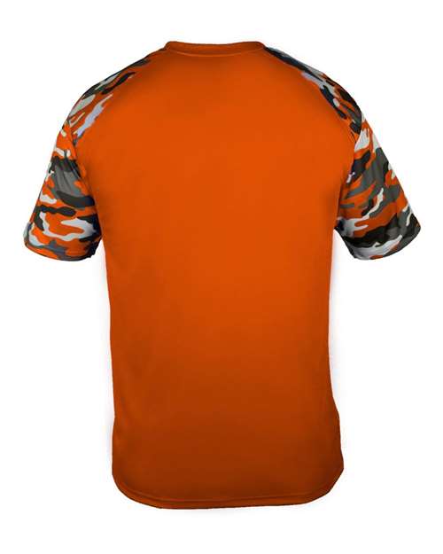 Men's Camo Sport T-Shirt - Burnt Orange/ Burnt Orange Camo Back