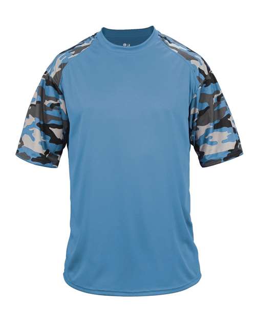 Men's Camo Sport T-Shirt - Columbia Blue/ Columbia Blue Camo Front