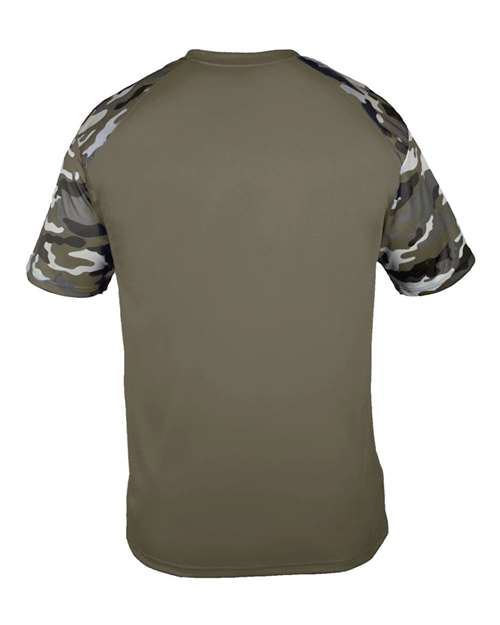 Men's Camo Sport T-Shirt - OD Green/ OD Green Camo Back