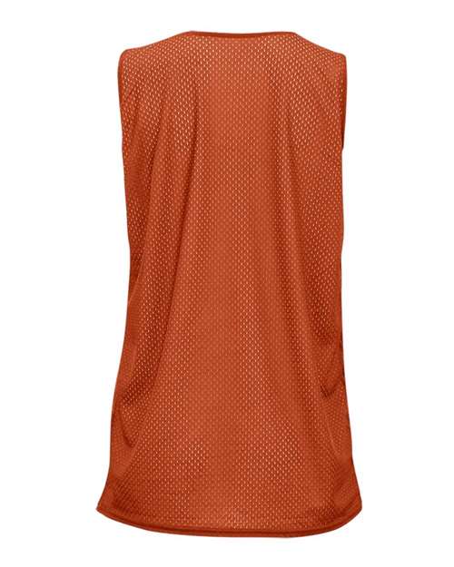 Women's Pro Mesh Reversible Tank Top - Burnt Orange White Back
