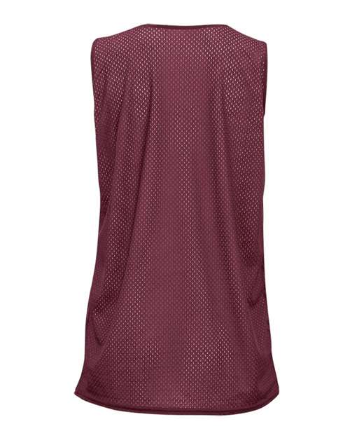 Women's Pro Mesh Reversible Tank Top - Cardinal/ White Back