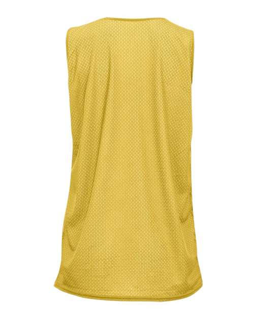 Women's Pro Mesh Reversible Tank Top - Gold/ White Back