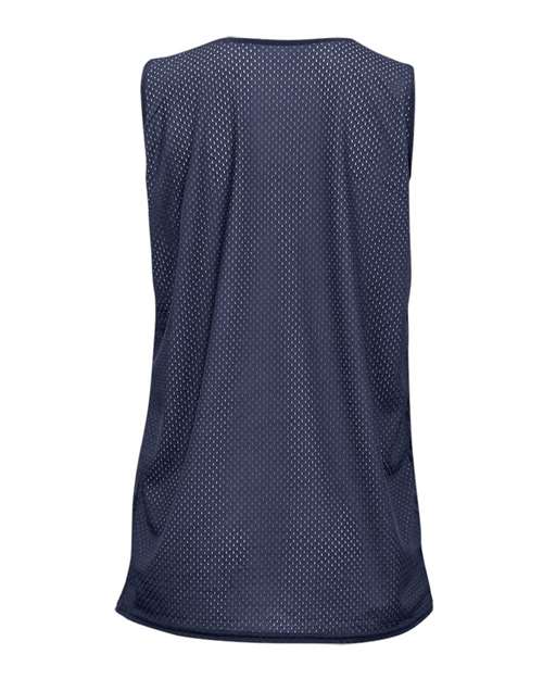 Women's Pro Mesh Reversible Tank Top - Navy/ White Back