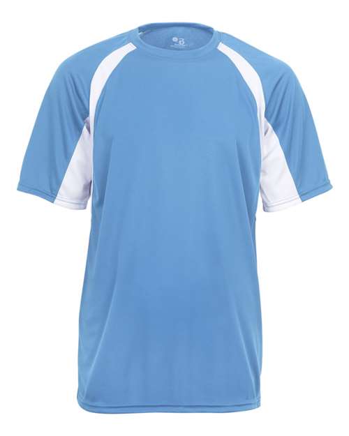 Men's B-Core Hook T-Shirt - Columbia Blue/ White Front