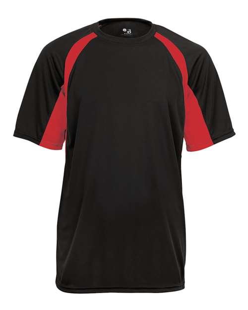 Men's B-Core Hook T-Shirt - Black/ Red Front