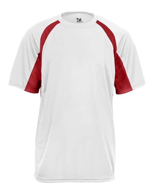 Men's B-Core Hook T-Shirt - White/ Red Front
