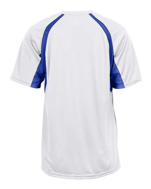 Men's B-Core Hook T-Shirt - White/ Royal Back