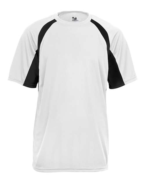Men's B-Core Hook T-Shirt - White/ Black Front