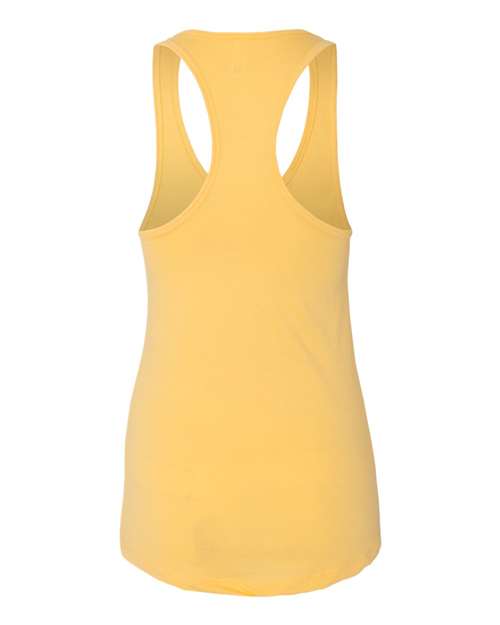Women's Ideal Racerback Tank - Banana Cream Back