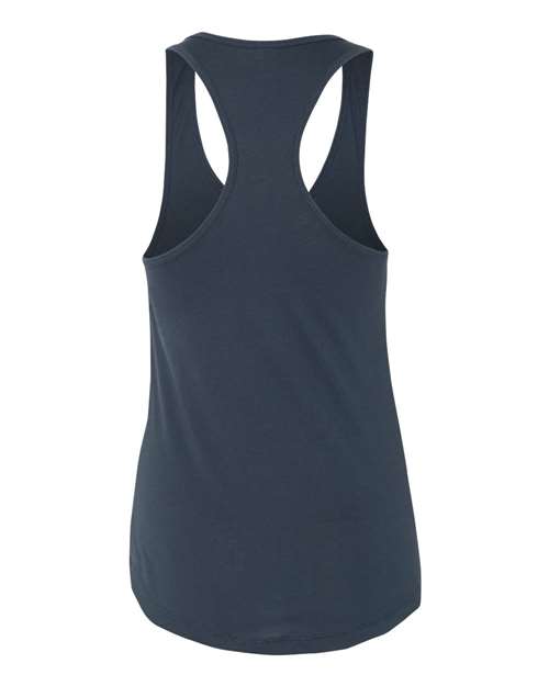 Women's Ideal Racerback Tank - Indigo Back