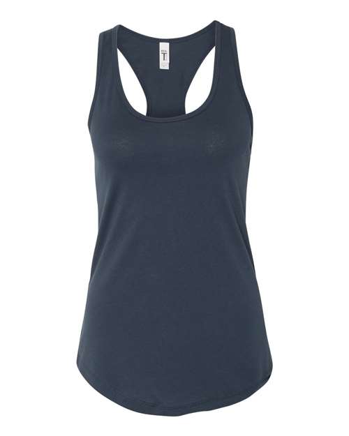 Women's Ideal Racerback Tank - Indigo Front