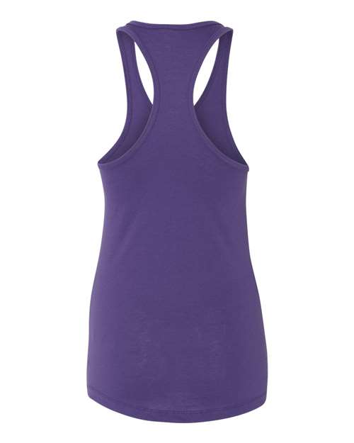 Women's Ideal Racerback Tank - Purple Rush Back