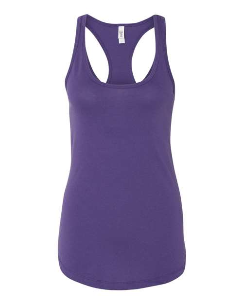 Women's Ideal Racerback Tank - Purple Rush Front