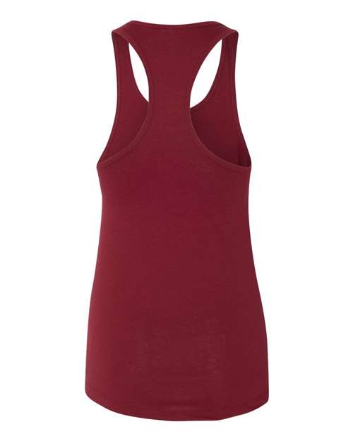 Women's Ideal Racerback Tank - Cardinal Back