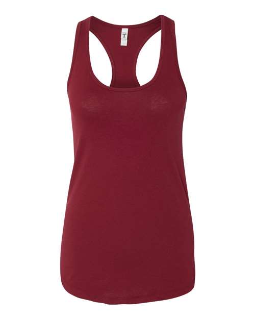 Women's Ideal Racerback Tank - Cardinal Front