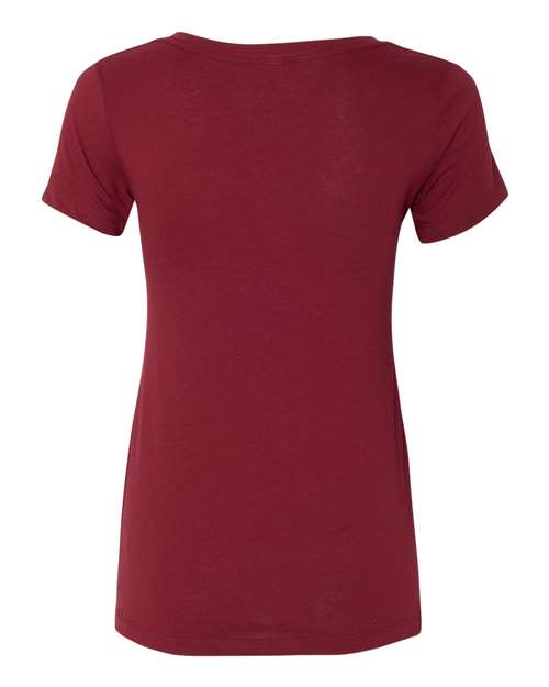 Women's Ideal V-Neck T-Shirt - Cardinal Back
