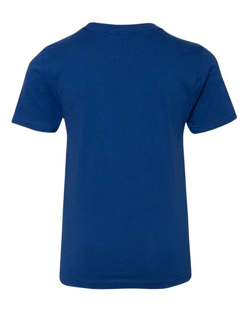Youth Cotton T-Shirt - Royal Back