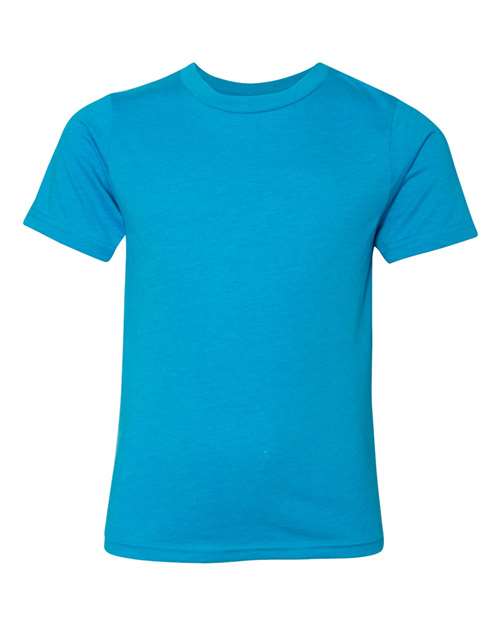 Youth CVC T-Shirt - Turquoise Front