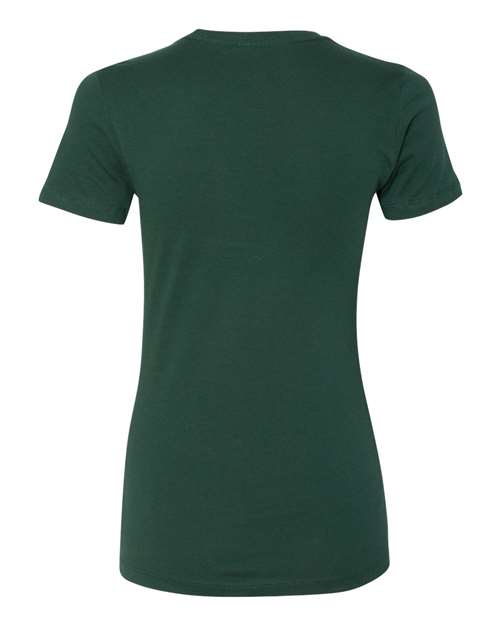 Women’s Cotton T-Shirt - Forest Green Back