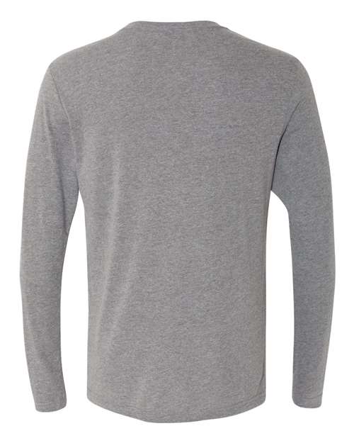 Men's Triblend Long Sleeve T-Shirt - Premium Heather Back