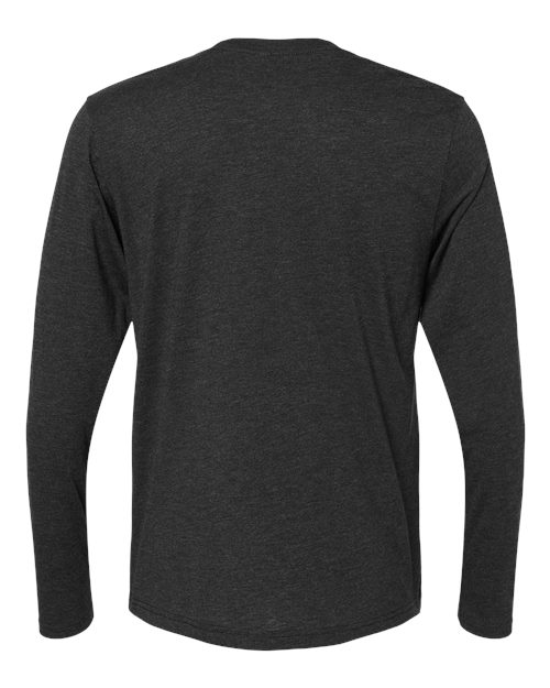 Men's Triblend Long Sleeve T-Shirt - Vintage Black Back