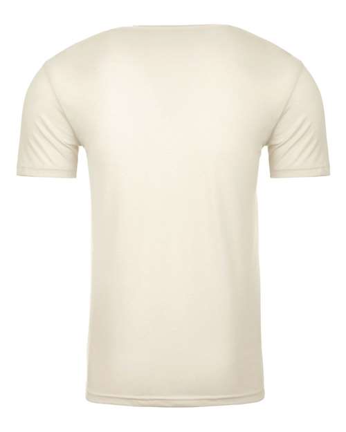 Men's Sueded V-Neck T-Shirt - Natural Back