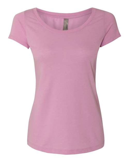 Women’s Triblend Scoop Neck T-Shirt - Vintage Lilac Front