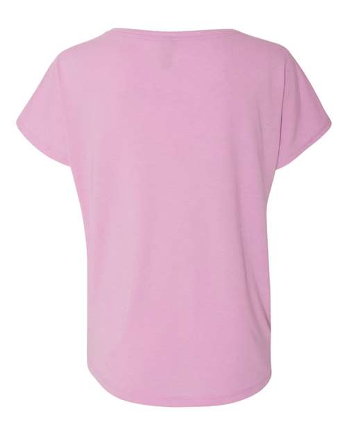 Women’s Triblend Dolman T-Shirt - Vintage Lilac Back