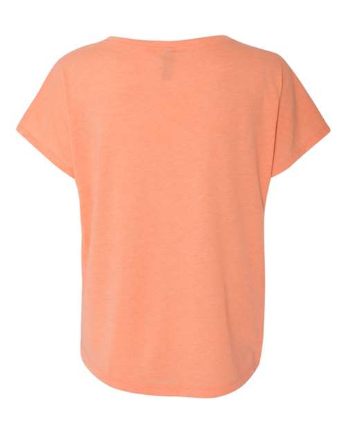 Women’s Triblend Dolman T-Shirt - Vintage Light Orange Back