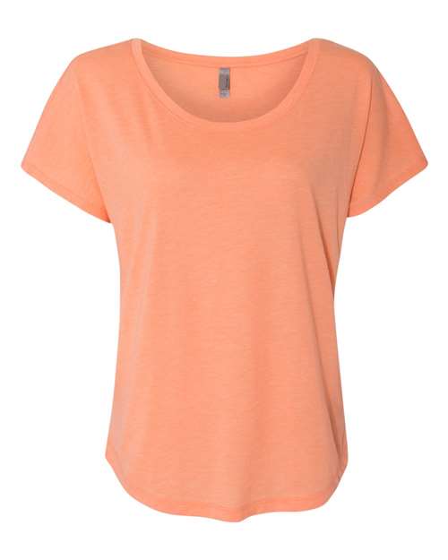 Women’s Triblend Dolman T-Shirt - Vintage Light Orange Front
