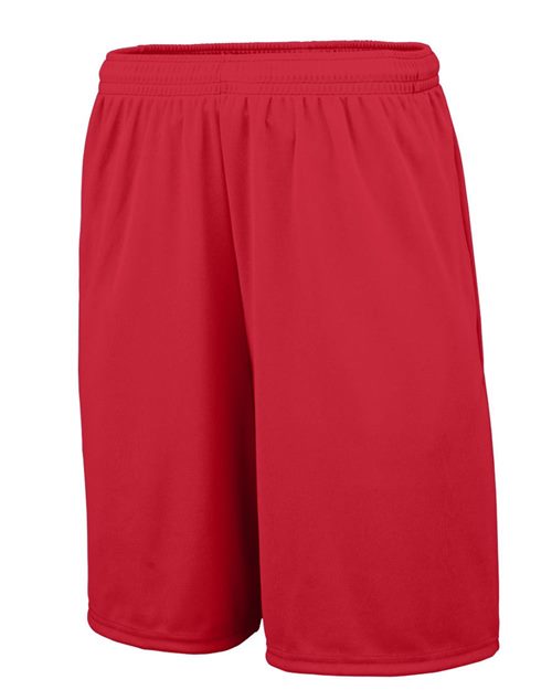 Youth Training Shorts with Pocket - Royal Front