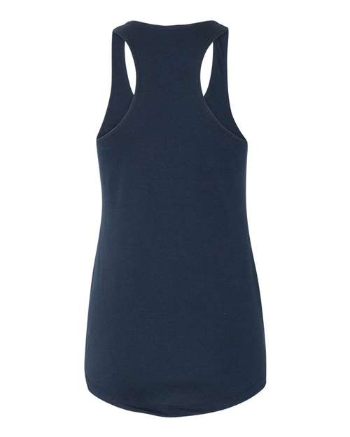 Women’s Lightweight French Terry Racerback Tank - Midnight Navy Back