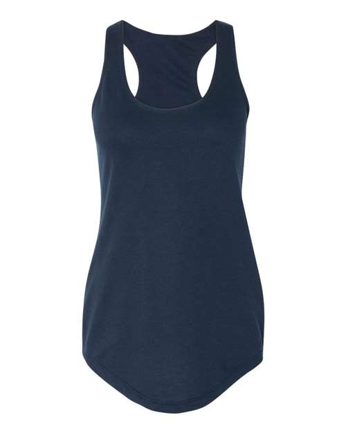 Women’s Lightweight French Terry Racerback Tank - Midnight Navy Front