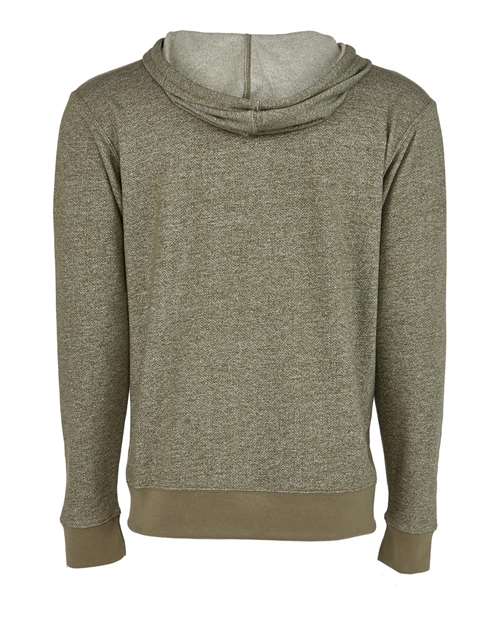 Unisex Pacifica Full-Zip Hoodie Sweatshirt - Military Green Back