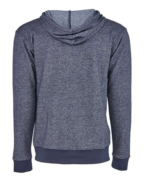 Unisex Pacifica Full-Zip Hoodie Sweatshirt - Navy Back
