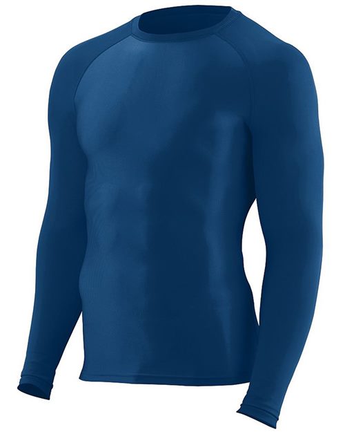 Unisex Hyperform Compression Long Sleeve Shirt - Navy Front