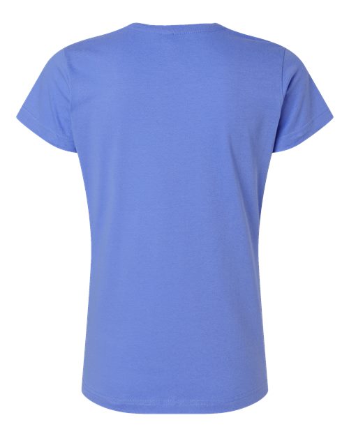 Women's Fine Jersey Tee - Carolina Blue Back