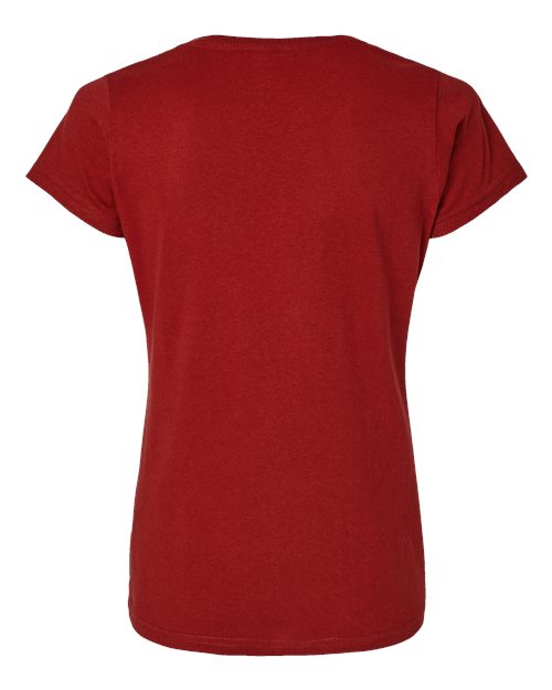 Women's Fine Jersey Tee - Garnet Back