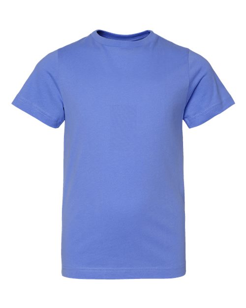 Youth Fine Jersey Tee - Carolina Blue Front