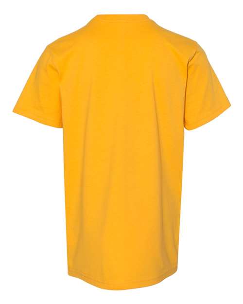Youth Fine Jersey Tee - Gold Back