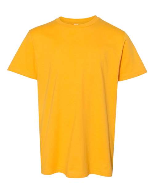 Youth Fine Jersey Tee - Gold Front