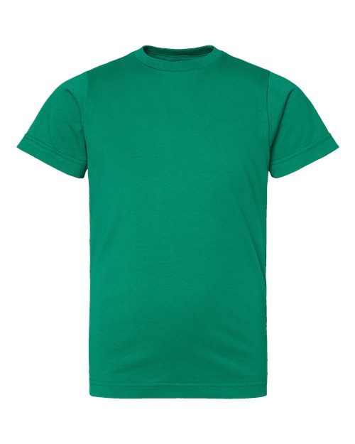 Youth Fine Jersey Tee - Kelly Front