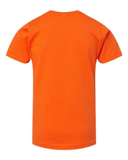 Youth Fine Jersey Tee - Orange Back