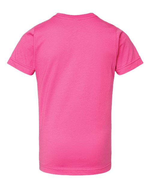 Youth Fine Jersey Tee - Raspberry Back